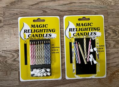 Magic Relighting Birthday Candles