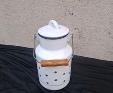 Enamel fridge milk churn postage possible