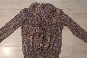 Size large paisley blouse