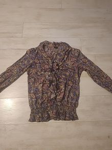 Size large paisley blouse