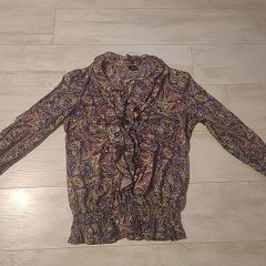Size large paisley blouse