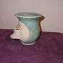 Irish Stoneware face pencil holder Image 2
