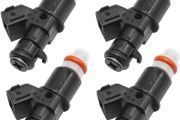 4PCS 16450-RNA-A01 Fuel Injector Nozzles Flow Matched Fuel Injectors 1.8L Replacement for Honda Civic 2006-2011 Replaces FJ785 FJ1045