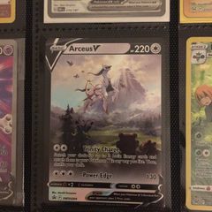 Arceus V full art pokemon card