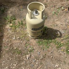 Empty gas bottle x2