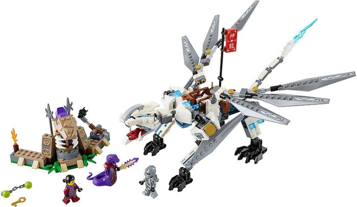 Lego Ninjago 70748: Titanium Dragon (2015) 100% Complete (NO BOX)