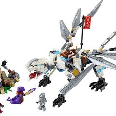 Lego Ninjago 70748: Titanium Dragon (2015) 100% Complete (NO BOX)