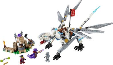 Lego Ninjago 70748: Titanium Dragon (2015) 100% Complete (NO BOX)