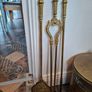 Brass Bucket and fireplace set Image 3