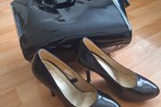 Shoes and Bag/Black Patient Leather .. Special Price