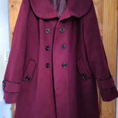 Burgundy/wine coat