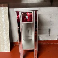 Glass side table