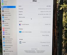Apple iMac 27" 5K.     i9  36GB ddr4 ram 1TB