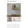 Glass and Rose Gold Glass Vases or Decorative Glassware Pieces Image 5