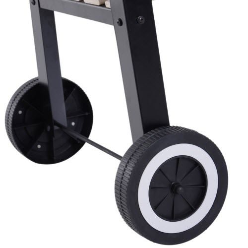 Charcoal BBQ Grill Trolley Patio Outdoor Garden Barbecue