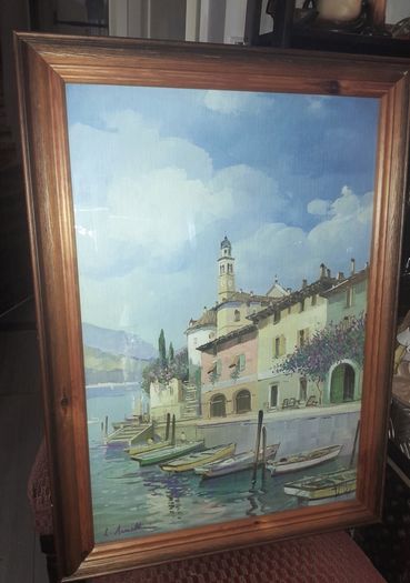 Lovely picture in wooden frame