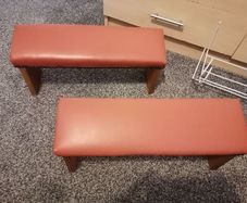 Vintage prie dieux or personal prayer kneelers