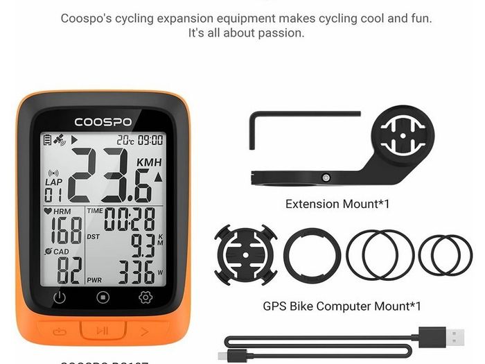 Coospo BC107 GPS Cycling Computer