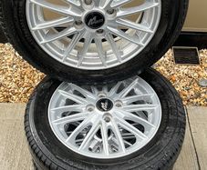 Set of 4 M Spirits 14" Alloy Wheels with Yokohama Tyres - Great Condition