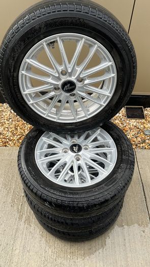 Set of 4 M Spirits 14" Alloy Wheels with Yokohama Tyres - Great Condition