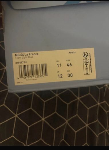 Lemelo ball shoes la france size 11UK