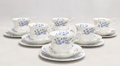 NEW Boxed Richmond "Blue Rock" 21 pcs Tea Set