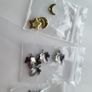 Metal charms for jewelry making etc. leaves flowers Image 2