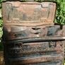 Vintage Military Flare and Smoke Distress Signal Box Ammo Box H-9,5" 11" x 5" Image 5