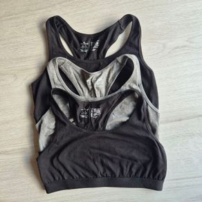 3x Danish  Endurance,  Organic Cotton  Sports Bra. Soze L,New