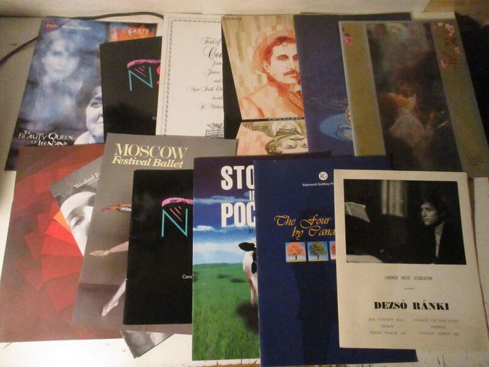 Large Job Lot Of Music Concert Programmes