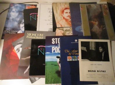 Large Job Lot Of Music Concert Programmes