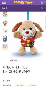 Vtech Little Singing Puppy