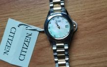 BNWT - Citizen Mother of Pearl Dial Women's Watch - EU2664-59D