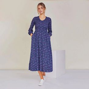 The Casual Company - Amelia Dress - Navy Floral - Size 14/16 - Brand New with Tag