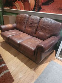 Real Leather Sofa