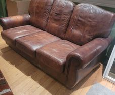 Real Leather Sofa