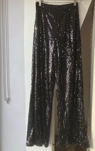 Festival Shein black sequin trousers size XS