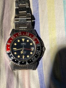 Mens Watch Sector Adv 3500 Gmt Two Times 300mts - Vintage