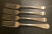 4 Old Dinner Forks