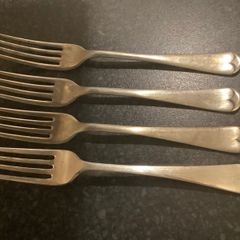 4 Old Dinner Forks