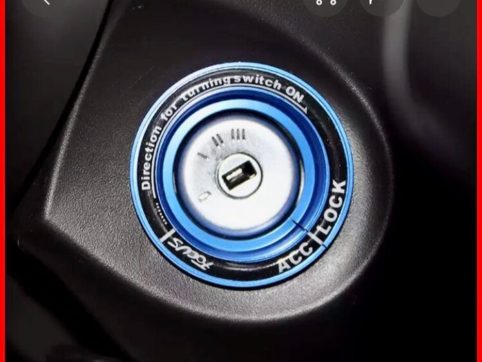 Decorative ignition insert for Ford Focus , Red