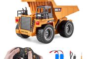 RC Remote Control Dump Truck Toy Construction Vehicle Toy 9CH 1:18 Scale