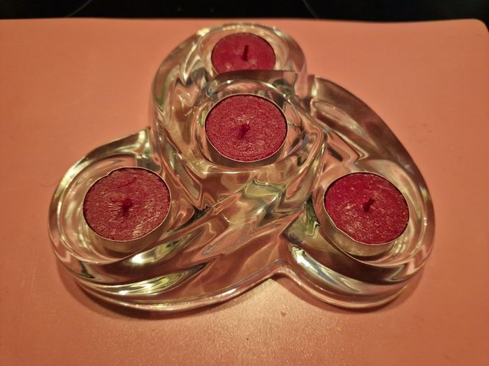 3 Table Centre Piece Tea Light Holders