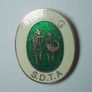 SDTA (Scottish Dance Teachers Alliance) - a pair of award badges for the Sailor's Hornpipe and Irish Jig genres of dance (c.1990's). Only 8 Euro the pair. Image 2