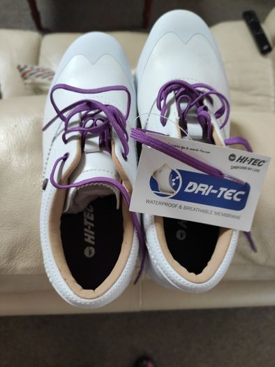Ladies Golf Shoes size 4, waterproof breathable, Hi-Tec Dry-Tec