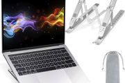 Stand for Desk, Ergonomic Adjustable Laptop Riser, Aluminum Portable Laptops Holder
