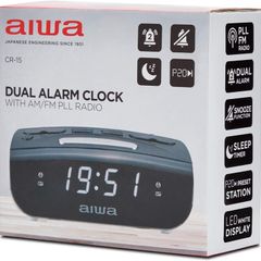 Brand New! Aiwa Cr-15/uk Alarm Clock Radio