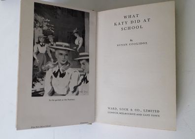 Old Book - What Katy Did At School