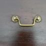 Vintage Wooden Box with Brass Handle and Key 16"x!0"x10" Image 5