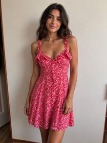 Zara Floral summer dress, size S
